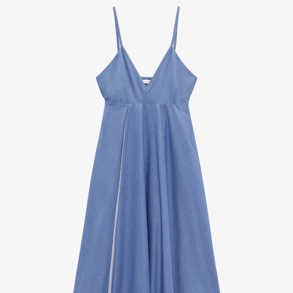 Zara limited edition stripped poplin dress you cannot miss - Picture 4 of 6